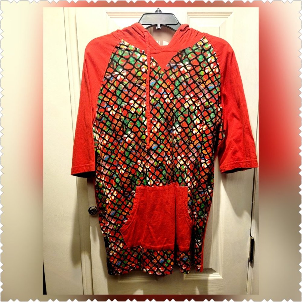 ENYCE SHORT SLEEVE HOODY SIZE L